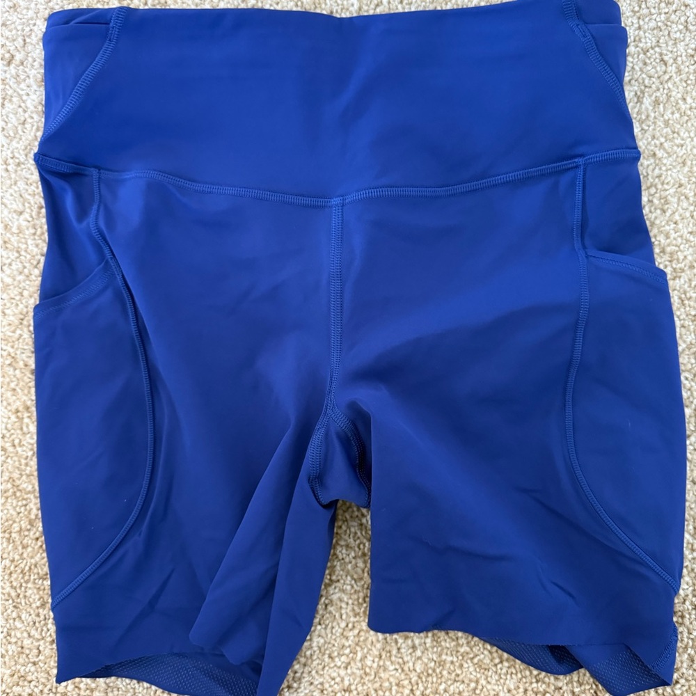 lululemon athletica Royal Blue High-Rise fast and free shorts